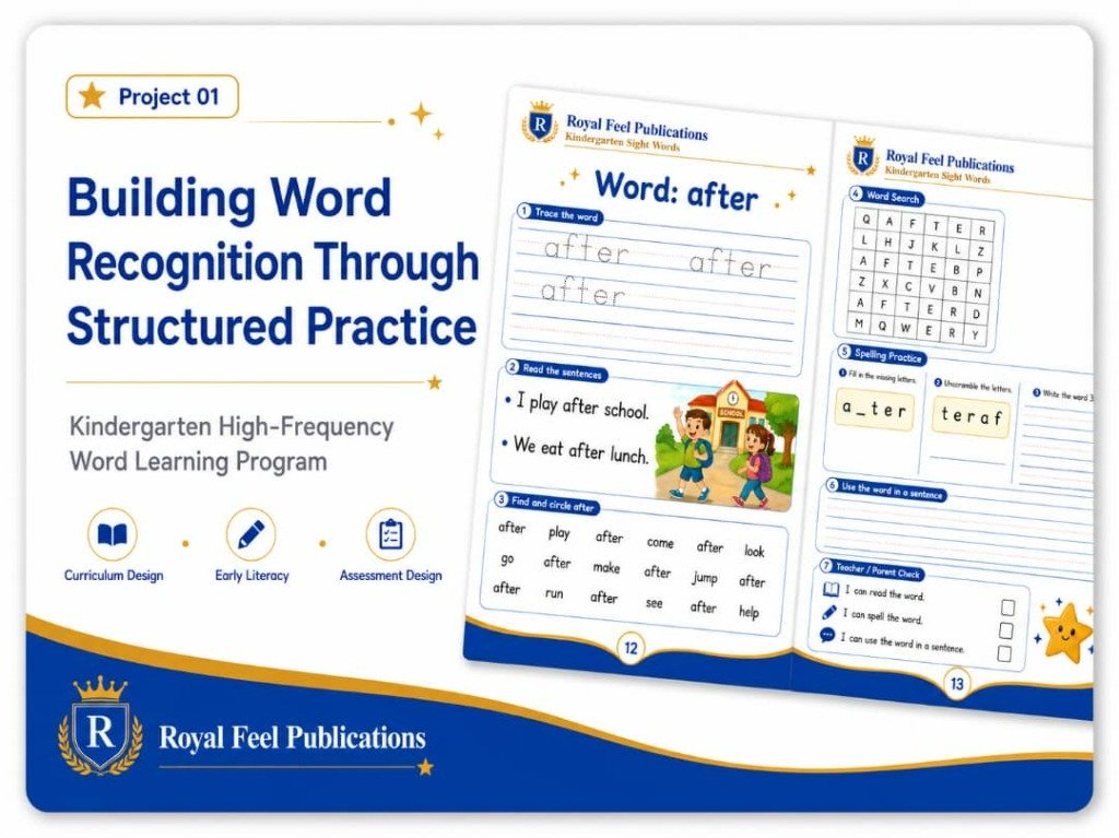 Building Word Recognition Through Structured Practice - Royal Feel Publications