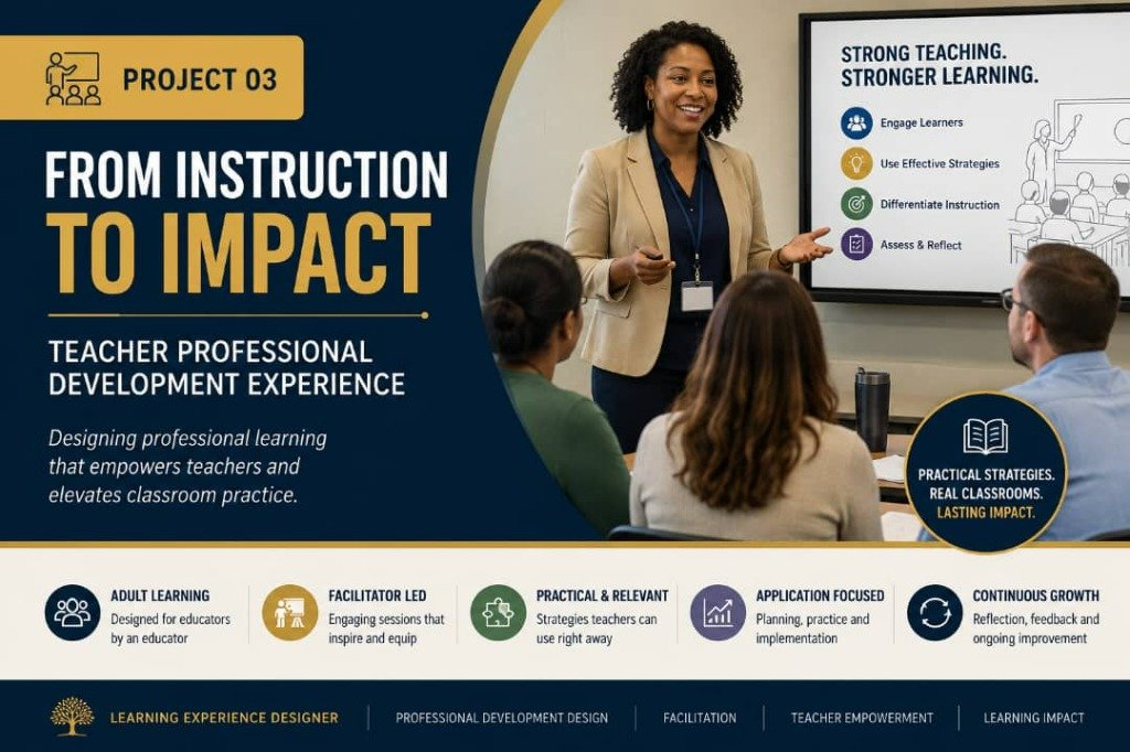 Teacher Professional Development Program Mockup